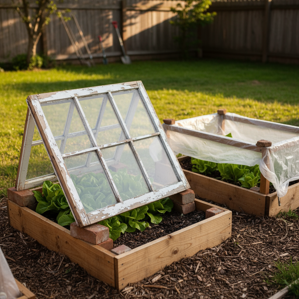 Chapter 7: DIY simple cold frame over garden beds